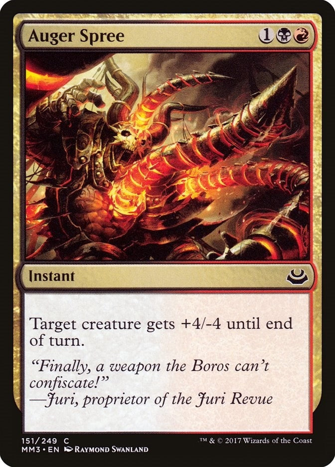 Image for Auger Spree (Modern Masters 2017) (151) - Magic: The Gathering