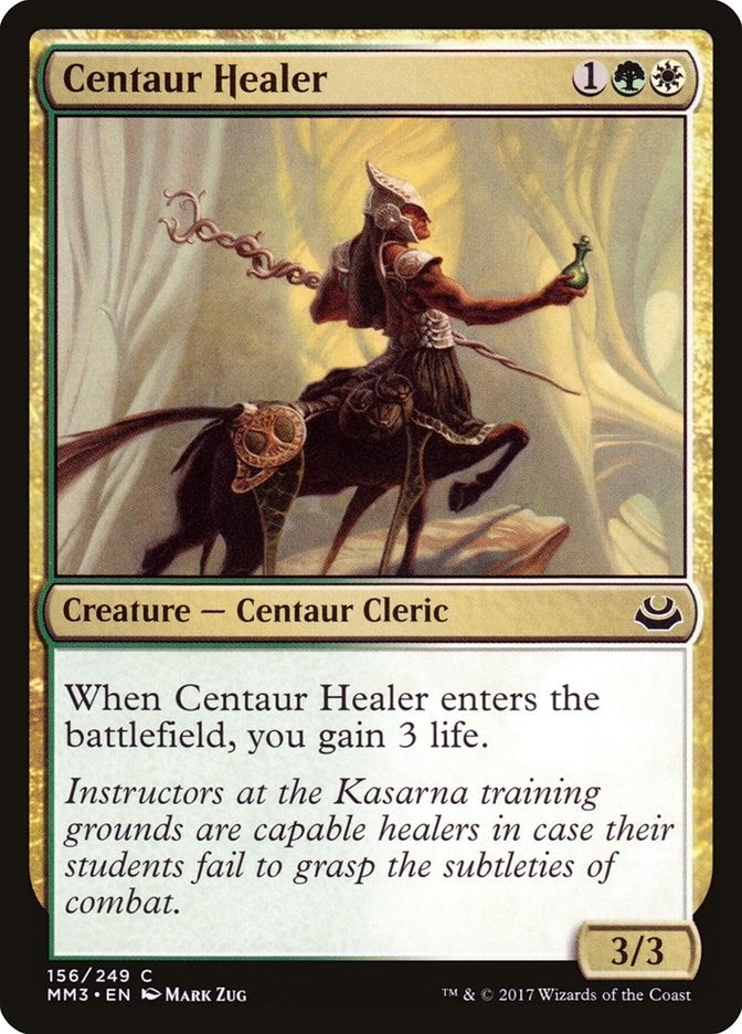 Image for Centaur Healer (Modern Masters 2017) (156) - Magic: The Gathering