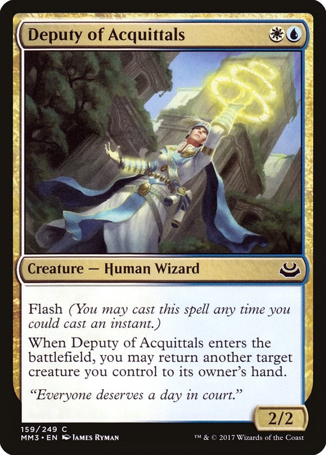 Image for Deputy of Acquittals (Modern Masters 2017) (159) - Magic: The Gathering