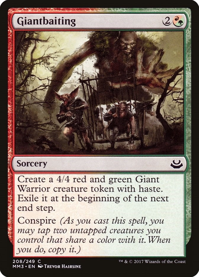 Image for Giantbaiting (Modern Masters 2017) (208) - Magic: The Gathering