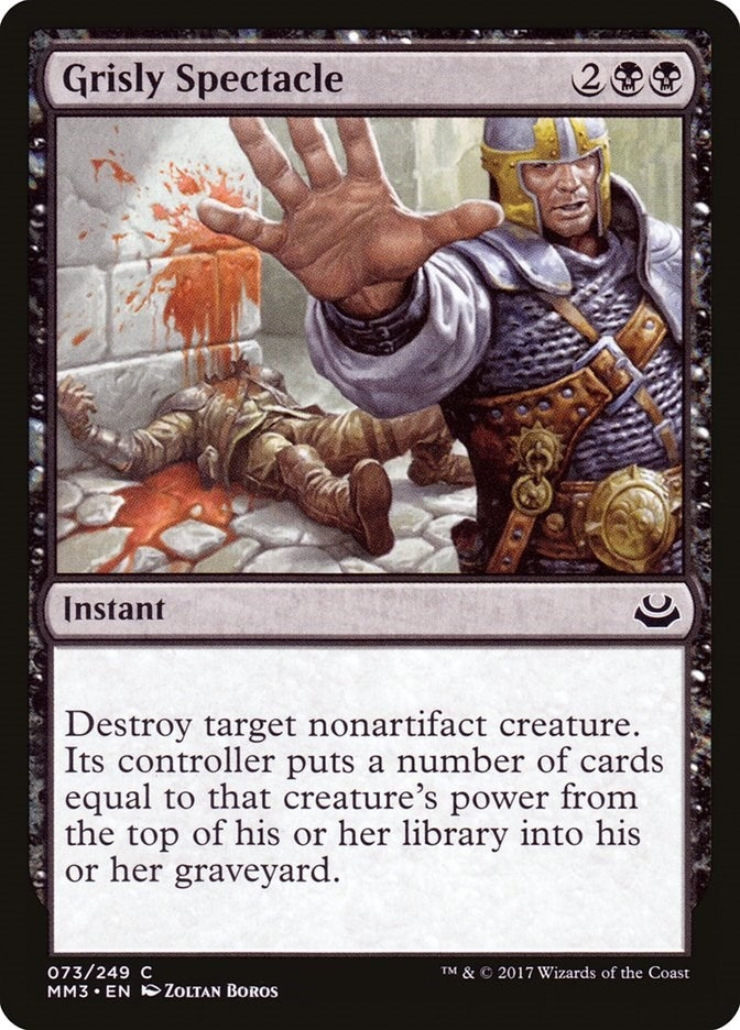 Image for Grisly Spectacle (Modern Masters 2017) (73) - Magic: The Gathering