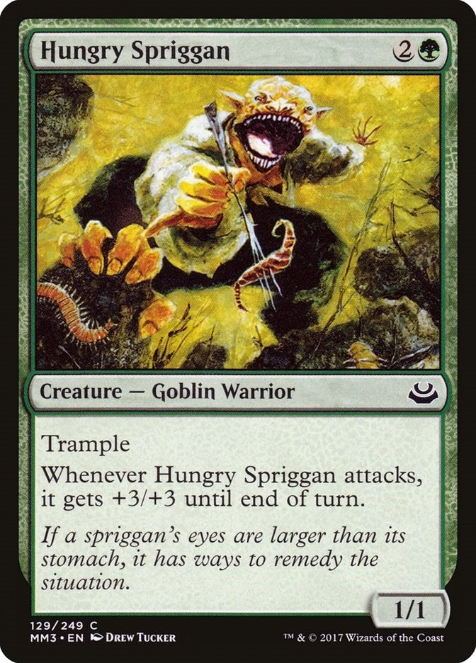 Image for Hungry Spriggan (Modern Masters 2017) (129) - Magic: The Gathering