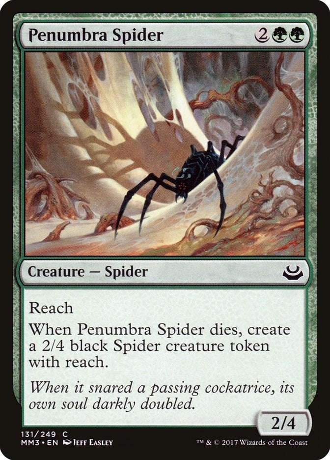 Image for Penumbra Spider (Modern Masters 2017) (131) - Magic: The Gathering