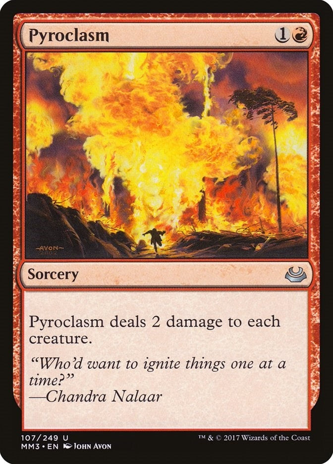 Image for Pyroclasm (Modern Masters 2017) (107) - Magic: The Gathering