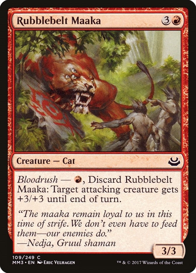 Image for Rubblebelt Maaka (Modern Masters 2017) (109) - Magic: The Gathering