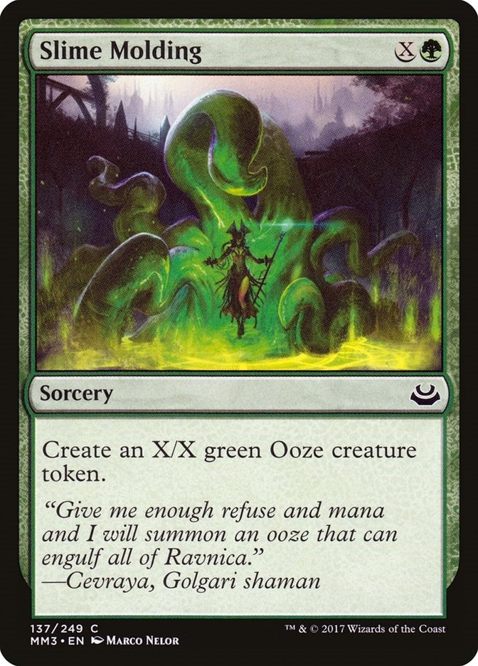 Image for Slime Molding (Modern Masters 2017) (137) - Magic: The Gathering