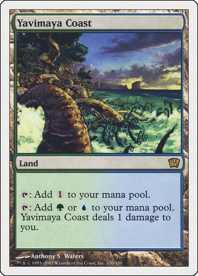 Image for Yavimaya Coast (9th Edition) (330) - Magic: The Gathering