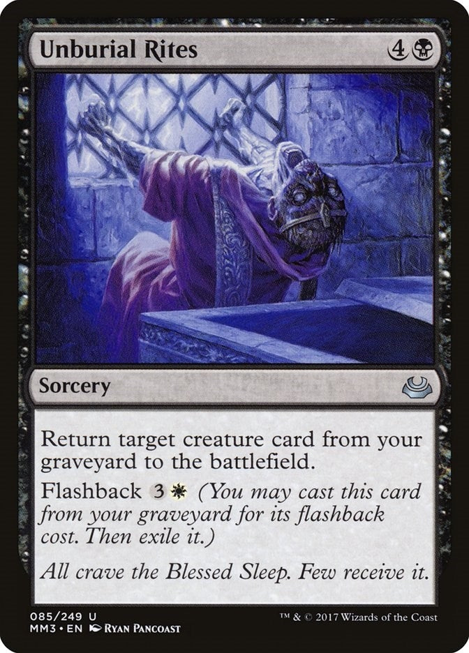 Image for Unburial Rites (Modern Masters 2017) (85) - Magic: The Gathering