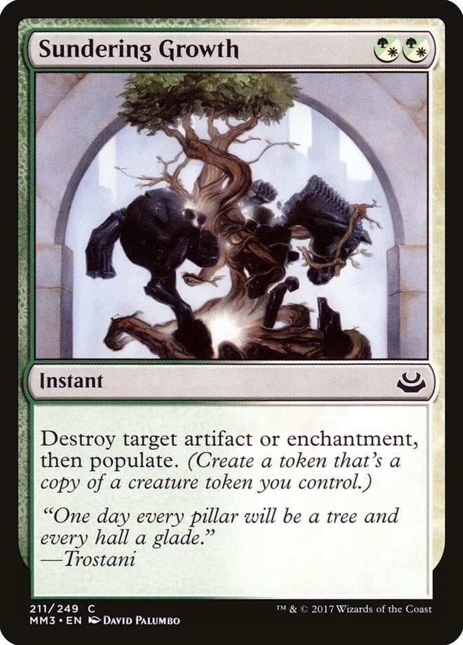 Image for Sundering Growth (Modern Masters 2017) (211) - Magic: The Gathering