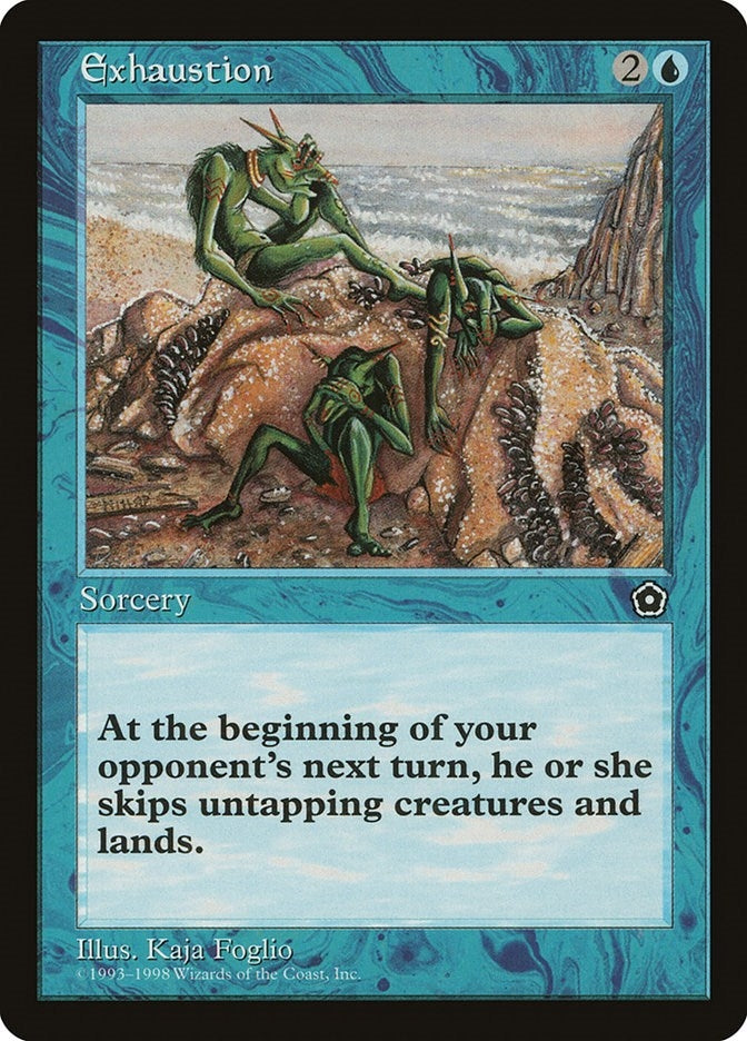 Image for Exhaustion (Portal Second Age) - Magic: The Gathering