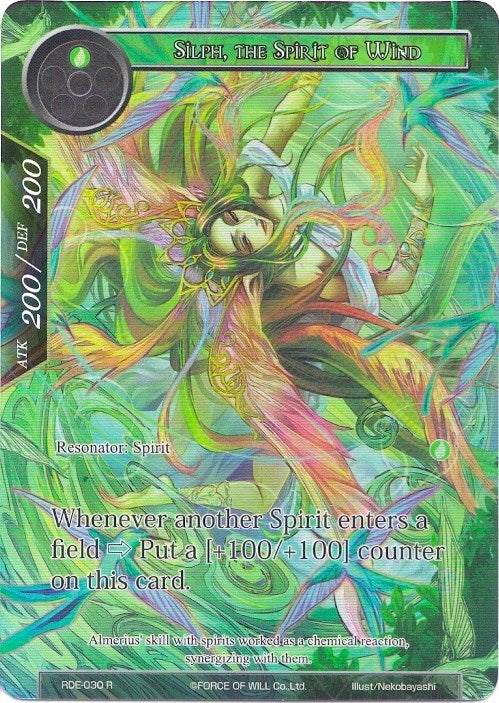 Image for Silph, the Spirit of Wind (Full Art) (Return of the Dragon Emperor) (RDE-030) - Force of Will