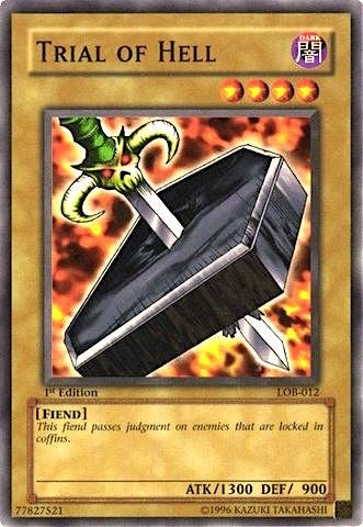Image for Trial of Hell (The Legend of Blue Eyes White Dragon) (LOB-012) - YuGiOh
