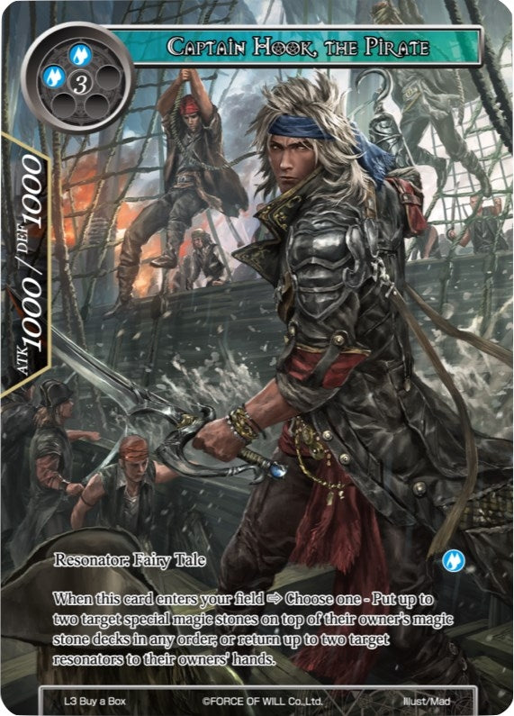 Image for Captain Hook, the Pirate (Promo Cards) (L3 Buy a Box) - Force of Will