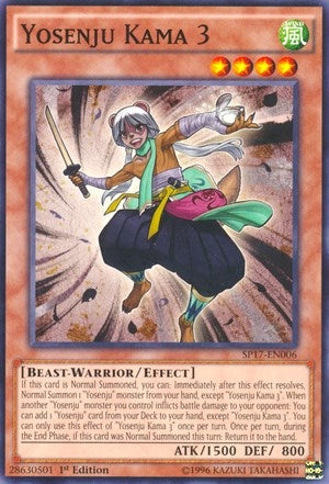 Image for Yosenju Kama 3 (Star Pack - Battle Royal) (SP17-EN006) - YuGiOh