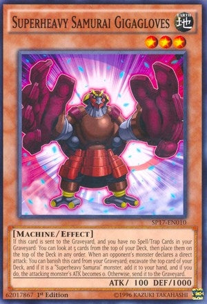 Image for Superheavy Samurai Gigagloves (Starfoil) (Star Pack - Battle Royal) (SP17-EN010) - YuGiOh