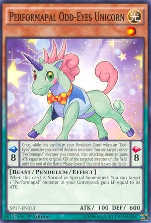 Image for Performapal Odd-Eyes Unicorn (Starfoil) (Star Pack - Battle Royal) (SP17-EN033) - YuGiOh