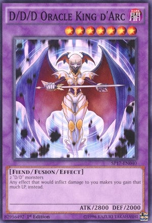 Image for D/D/D Oracle King d'Arc (Starfoil) (Star Pack - Battle Royal) (SP17-EN040) - YuGiOh