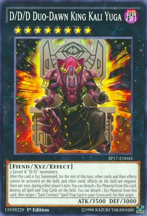 Image for D/D/D Duo-Dawn King Kali Yuga (Starfoil) (Star Pack - Battle Royal) (SP17-EN045) - YuGiOh