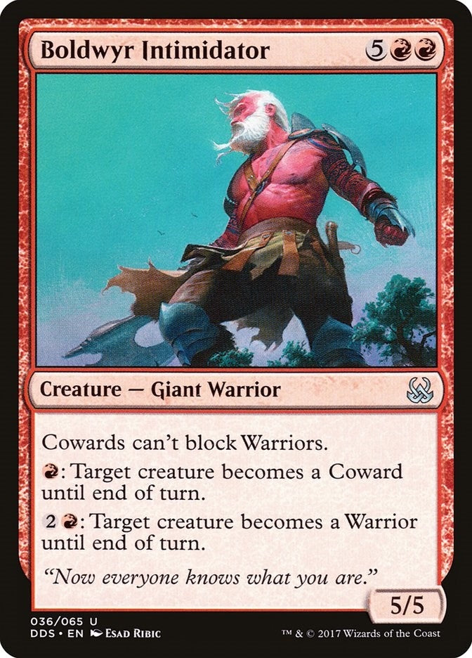 Image for Boldwyr Intimidator (Duel Decks: Mind vs. Might) (36) - Magic: The Gathering