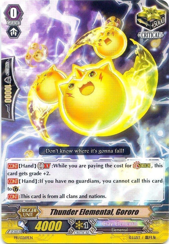 Image for Thunder Elemental, Gororo - PR/0269EN (Promo Cards) (PR/0269EN) - Cardfight Vanguard