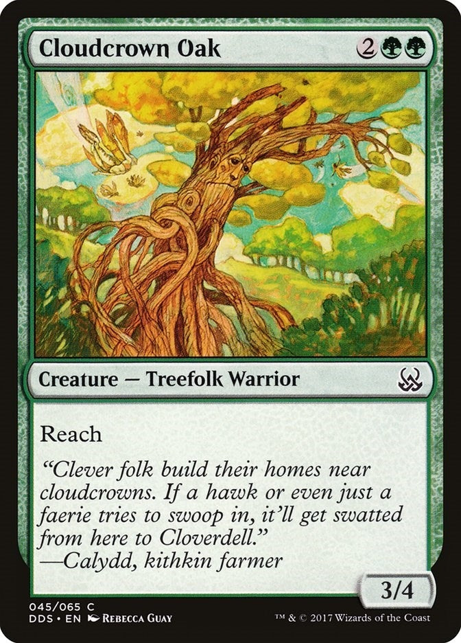 Image for Cloudcrown Oak (Duel Decks: Mind vs. Might) (45) - Magic: The Gathering