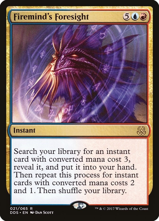 Image for Firemind's Foresight (Duel Decks: Mind vs. Might) (21) - Magic: The Gathering