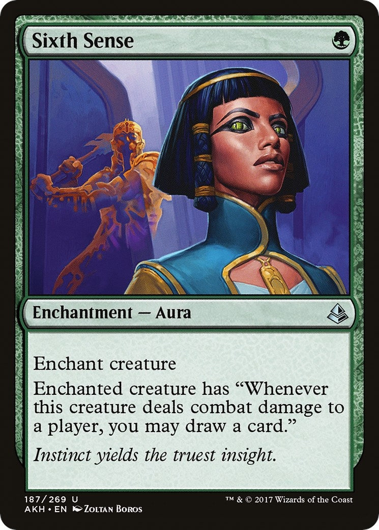 Image for Sixth Sense (Amonkhet) (187) - Magic: The Gathering