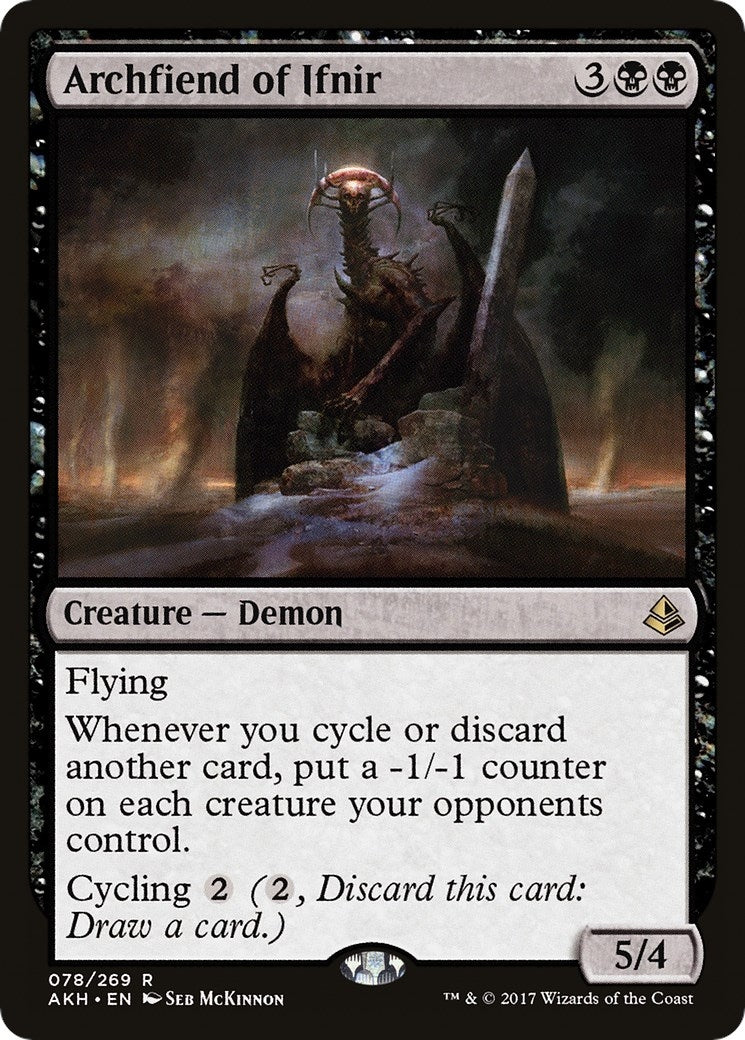 Image for Archfiend of Ifnir (Amonkhet) (78) - Magic: The Gathering