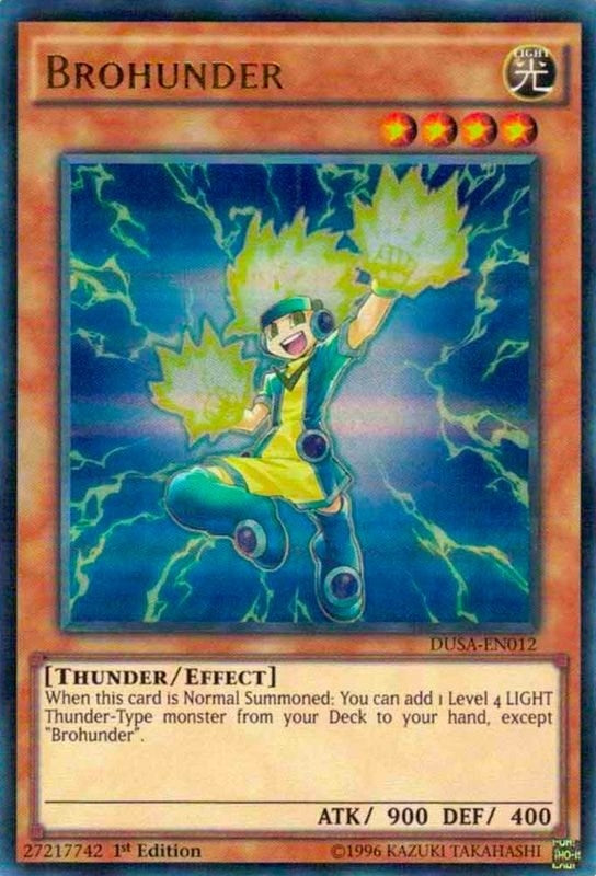 Image for Brohunder (Duelist Saga) (DUSA-EN012) - YuGiOh