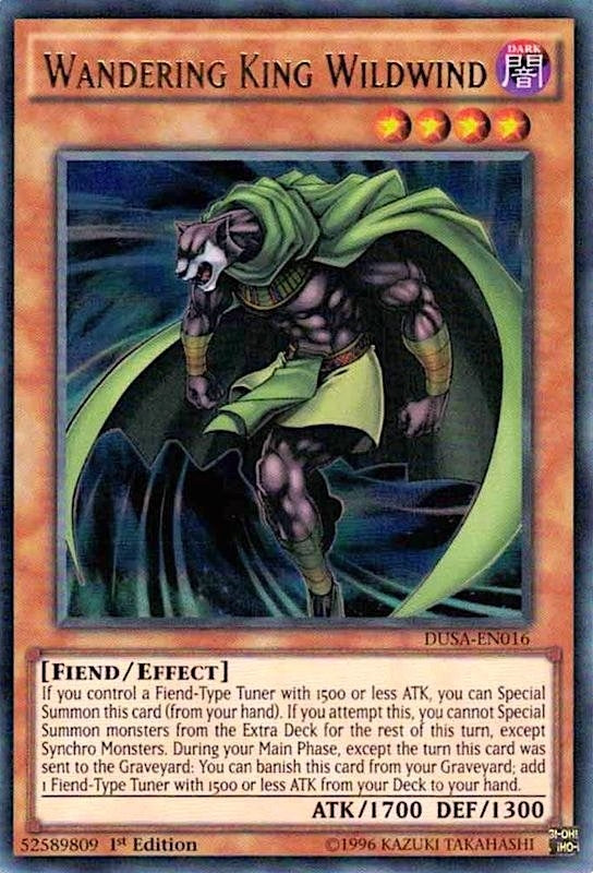 Image for Wandering King Wildwind (Duelist Saga) (DUSA-EN016) - YuGiOh
