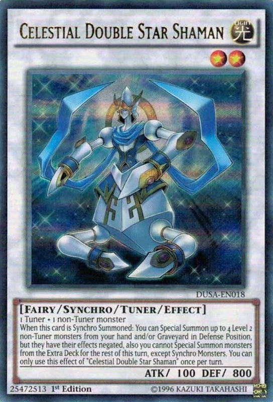 Image for Celestial Double Star Shaman (Duelist Saga) (DUSA-EN018) - YuGiOh