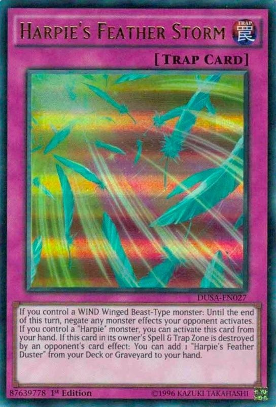 Image for Harpie's Feather Storm (Duelist Saga) (DUSA-EN027) - YuGiOh