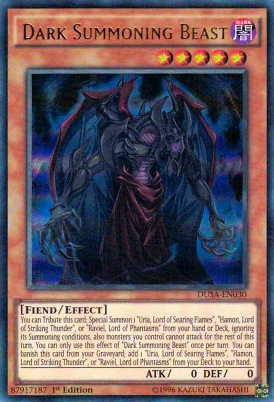 Image for Dark Summoning Beast (Duelist Saga) (DUSA-EN030) - YuGiOh