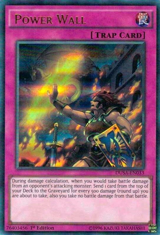 Image for Power Wall (Duelist Saga) (DUSA-EN033) - YuGiOh