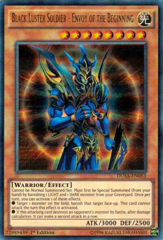Image for Black Luster Soldier - Envoy of the Beginning (Duelist Saga) (DUSA-EN053) - YuGiOh
