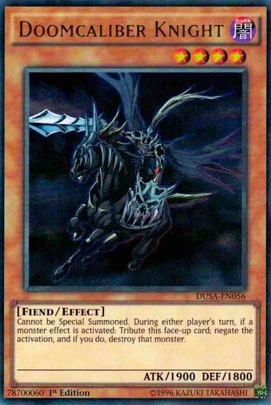 Image for Doomcaliber Knight (Duelist Saga) (DUSA-EN056) - YuGiOh