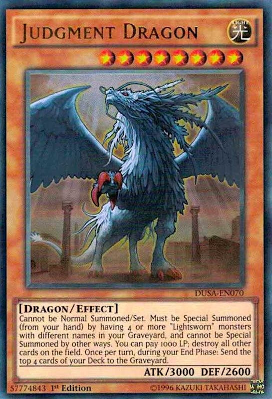 Image for Judgment Dragon (Duelist Saga) (DUSA-EN070) - YuGiOh