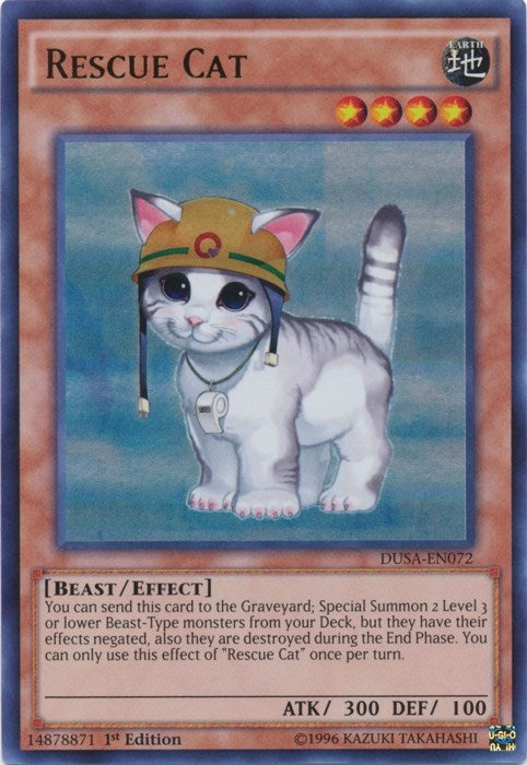 Image for Rescue Cat (Duelist Saga) (DUSA-EN072) - YuGiOh
