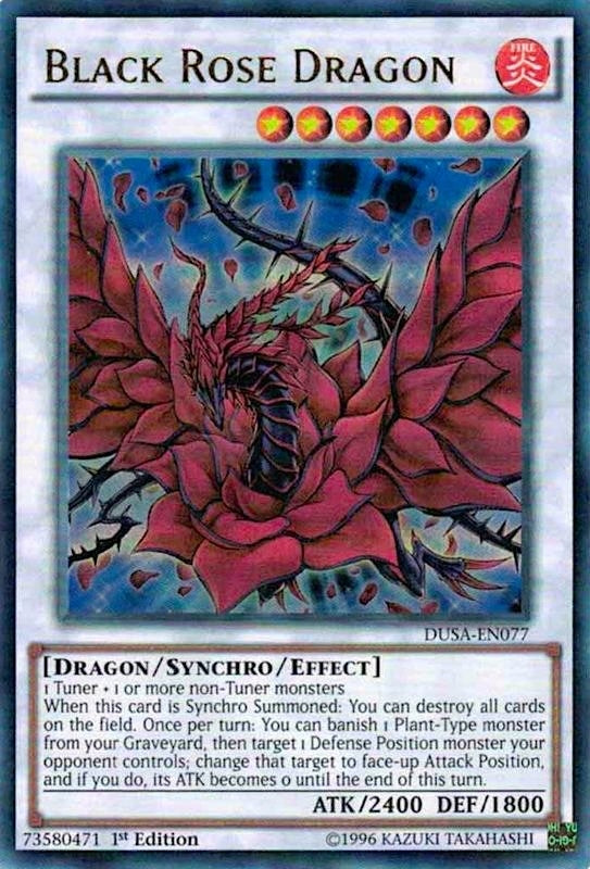 Image for Black Rose Dragon (Duelist Saga) (DUSA-EN077) - YuGiOh
