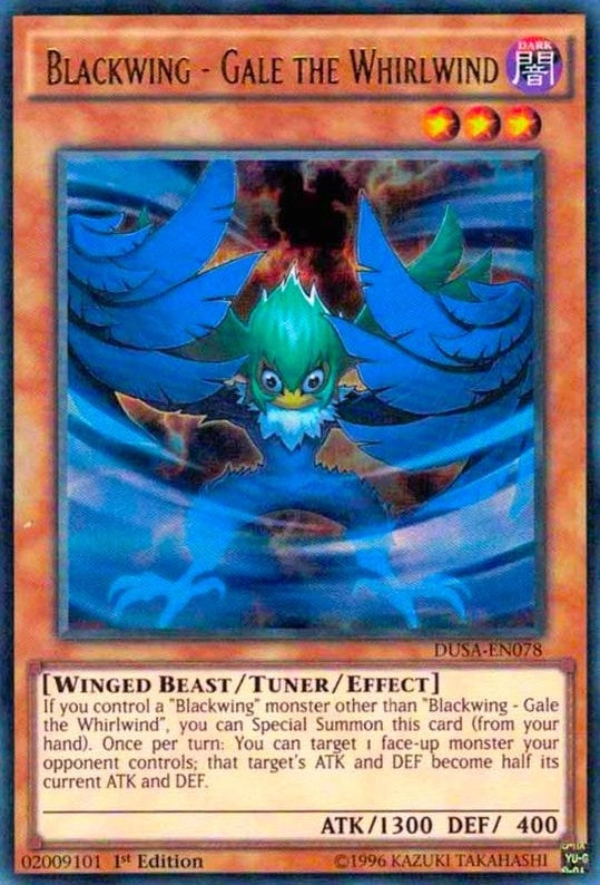 Image for Blackwing - Gale the Whirlwind (Duelist Saga) (DUSA-EN078) - YuGiOh