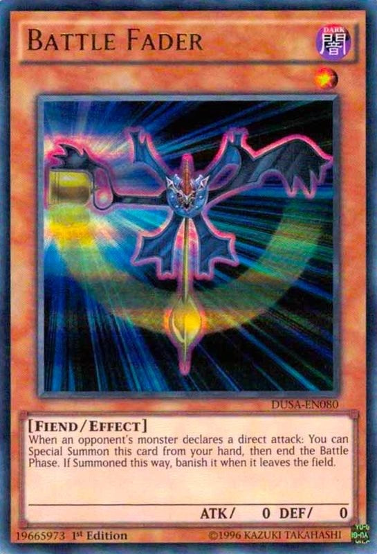 Image for Battle Fader (Duelist Saga) (DUSA-EN080) - YuGiOh