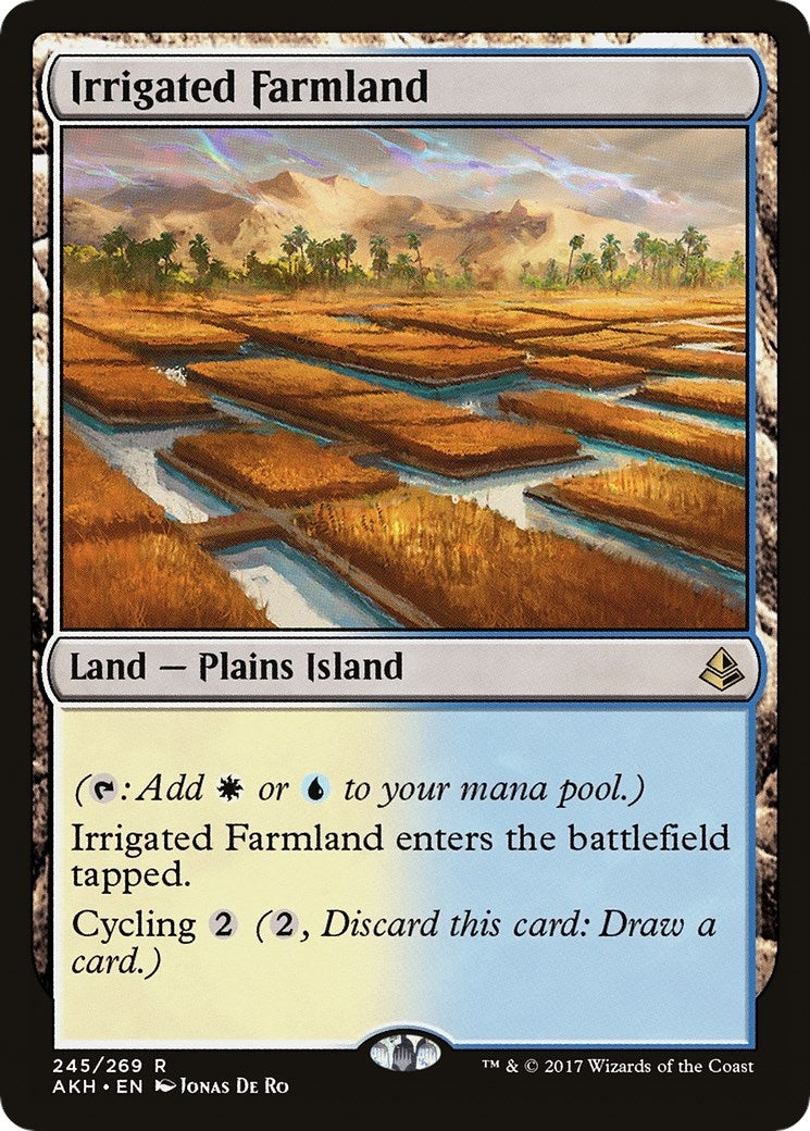 Image for Irrigated Farmland (Amonkhet) (245) - Magic: The Gathering