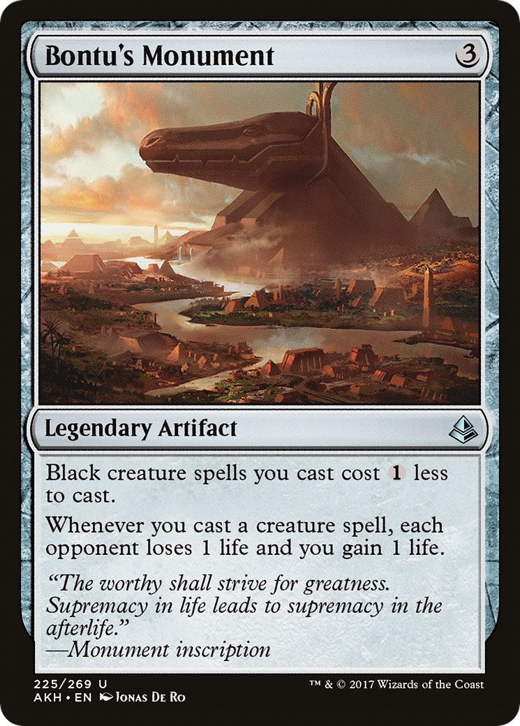 Image for Bontu's Monument (Amonkhet) (225) - Magic: The Gathering
