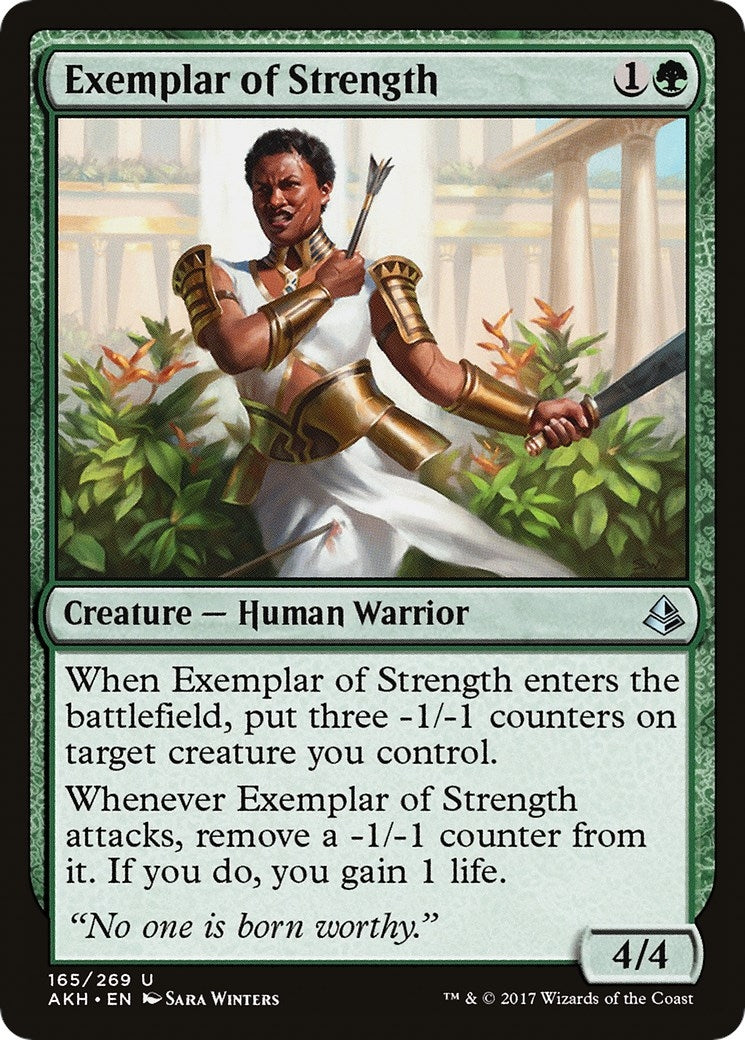 Image for Exemplar of Strength (Amonkhet) (165) - Magic: The Gathering