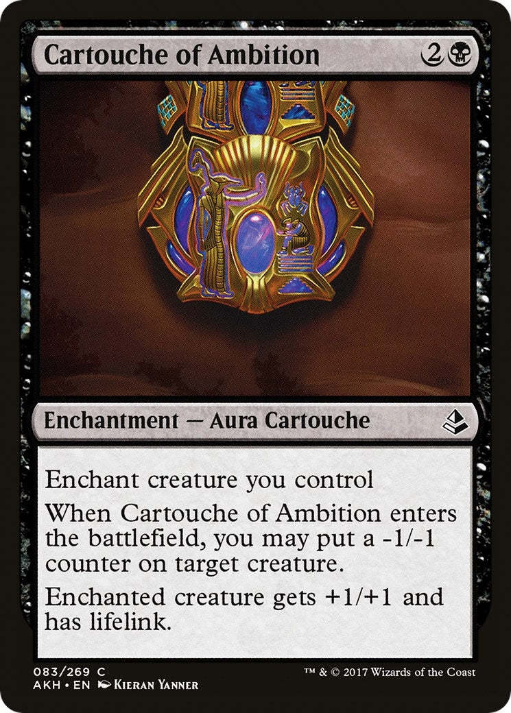 Image for Cartouche of Ambition (Amonkhet) (83) - Magic: The Gathering