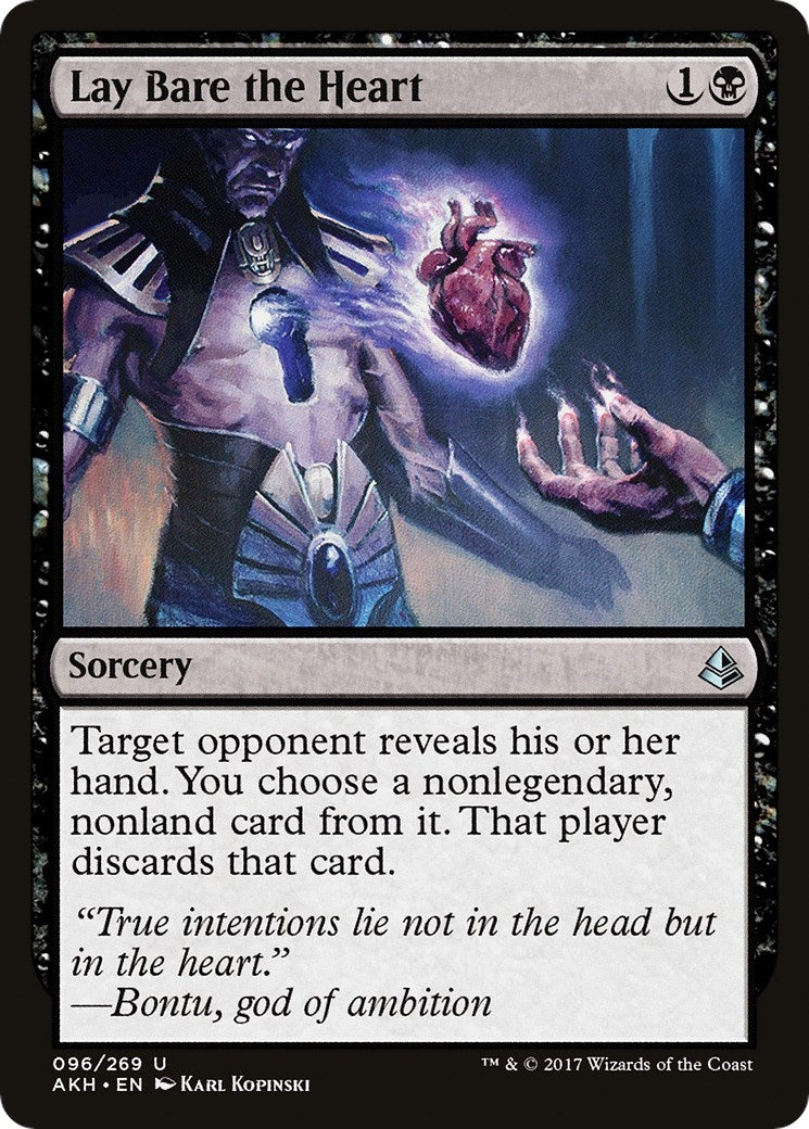 Image for Lay Bare the Heart (Amonkhet) (96) - Magic: The Gathering