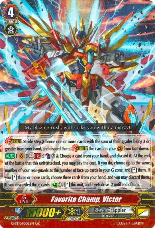 Image for Favorite Champ, Victor (G-BT10: Raging Clash of the Blade Fangs) (G-BT10/002EN) - Cardfight Vanguard