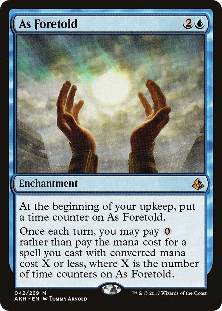 Image for As Foretold (Amonkhet) (42) - Magic: The Gathering