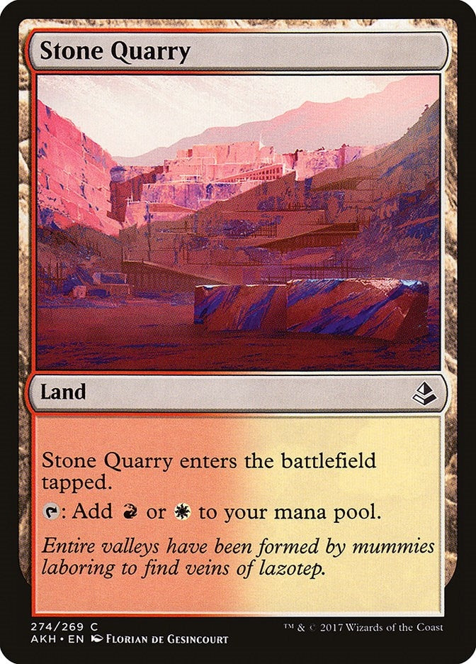 Image for Stone Quarry (Amonkhet) (274) - Magic: The Gathering