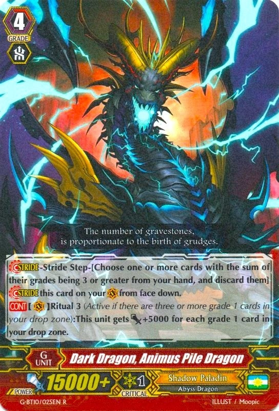 Image for Dark Dragon, Animus Pile Dragon (G-BT10: Raging Clash of the Blade Fangs) (G-BT10/025EN) - Cardfight Vanguard